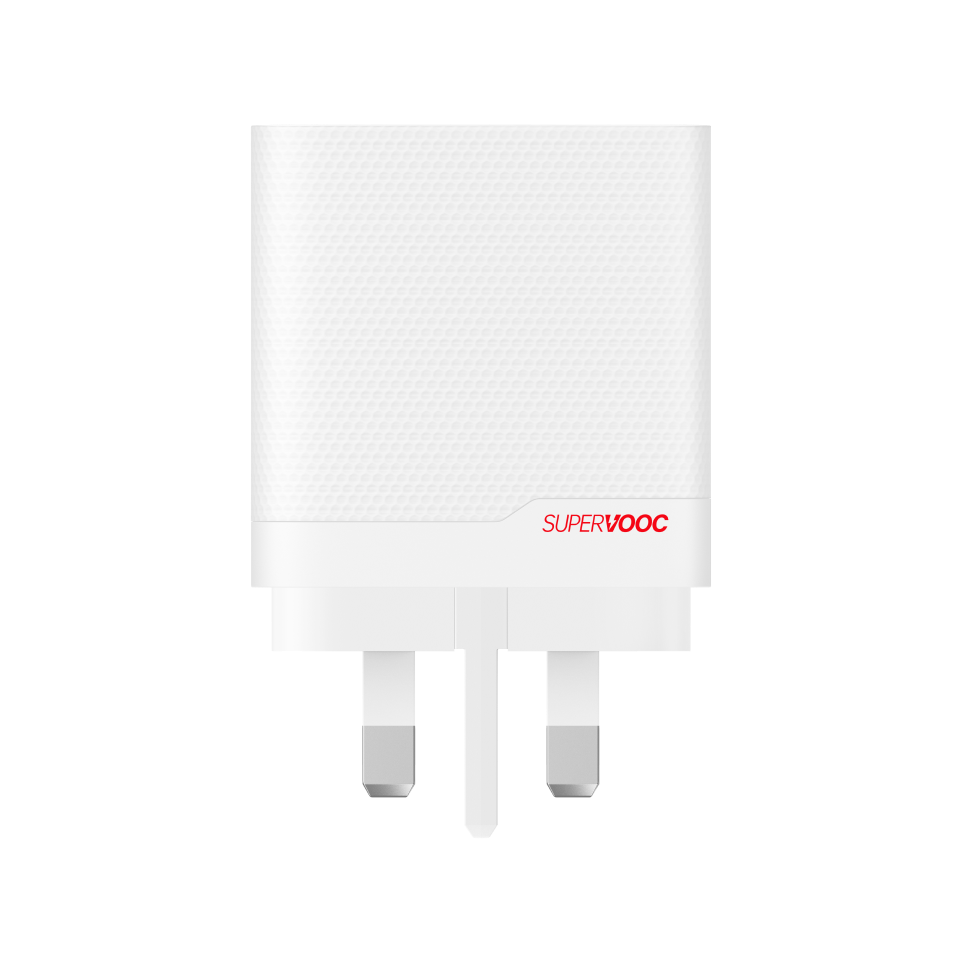 OnePlus SUPERVOOC 80W Dual Ports GaN Charger + Cable Power Adapter Kit