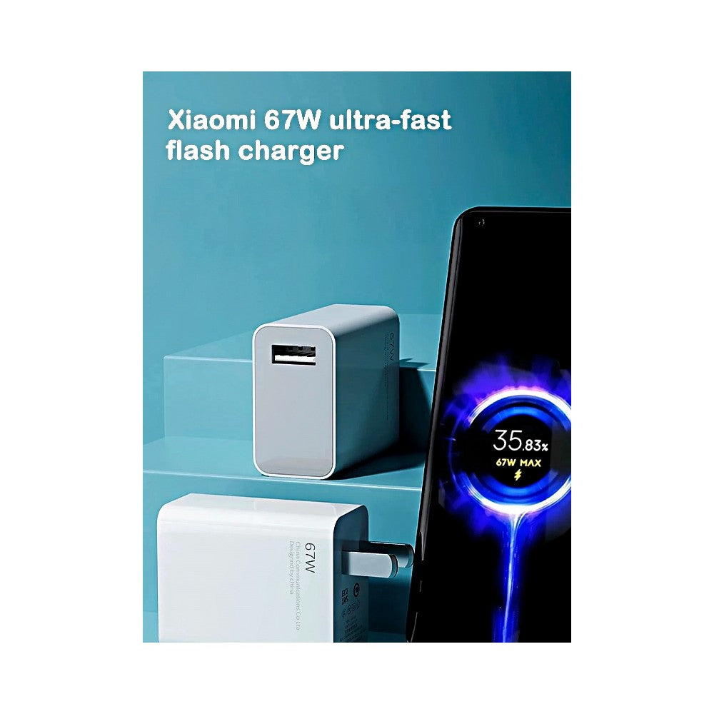 Xiaomi 67W HyperCharge Fast Charger + Cable