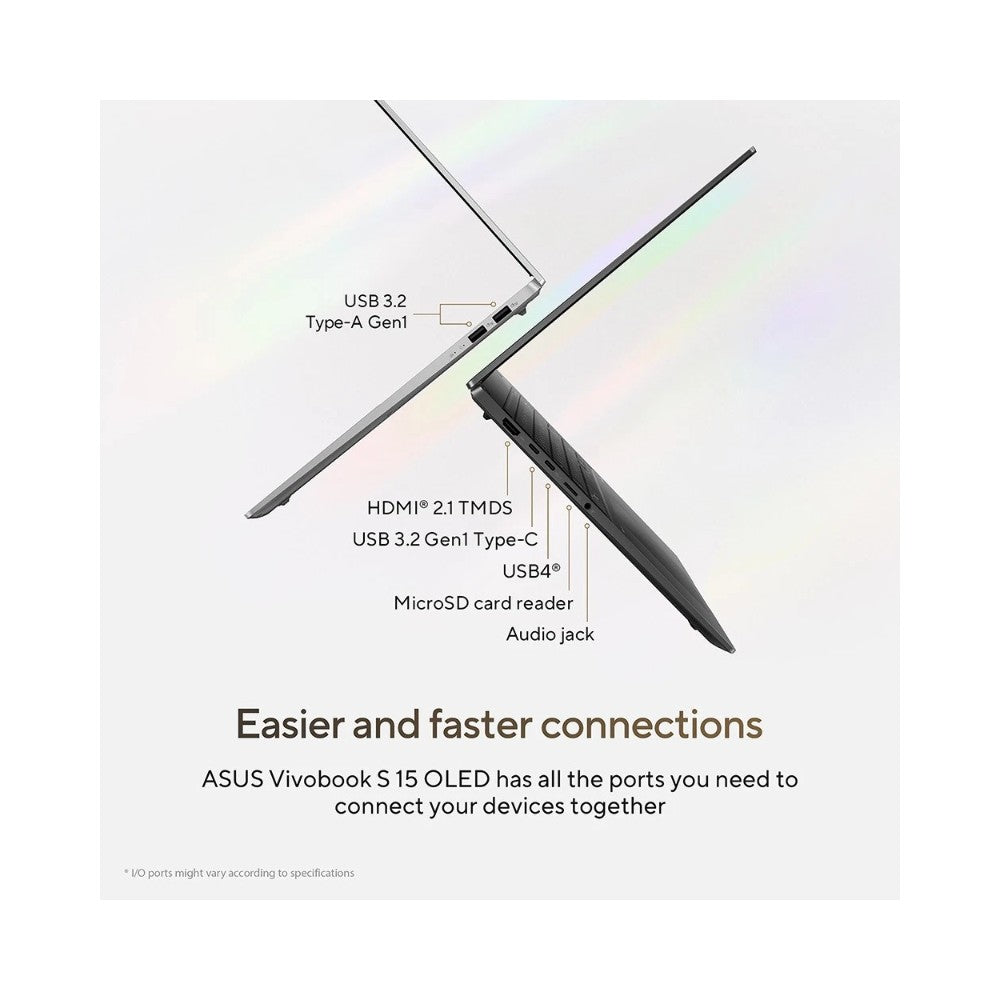 ASUS VivoBook S 15 OLED 15.6" Laptop - AMD Ryzen AI 9 365 32GB RAM 1TB SSD Windows 11