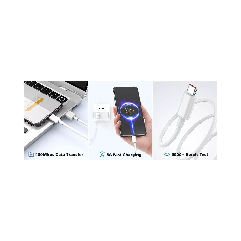 Xiaomi 120W HyperCharge Fast Charger + Cable