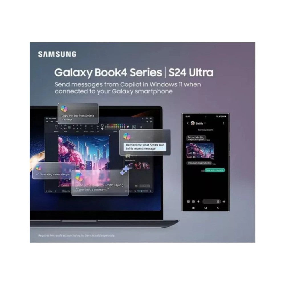 SAMSUNG Galaxy Book4 360 15.6" AMOLED Laptop Intel Core 7 16GB RAM 512GB SSD