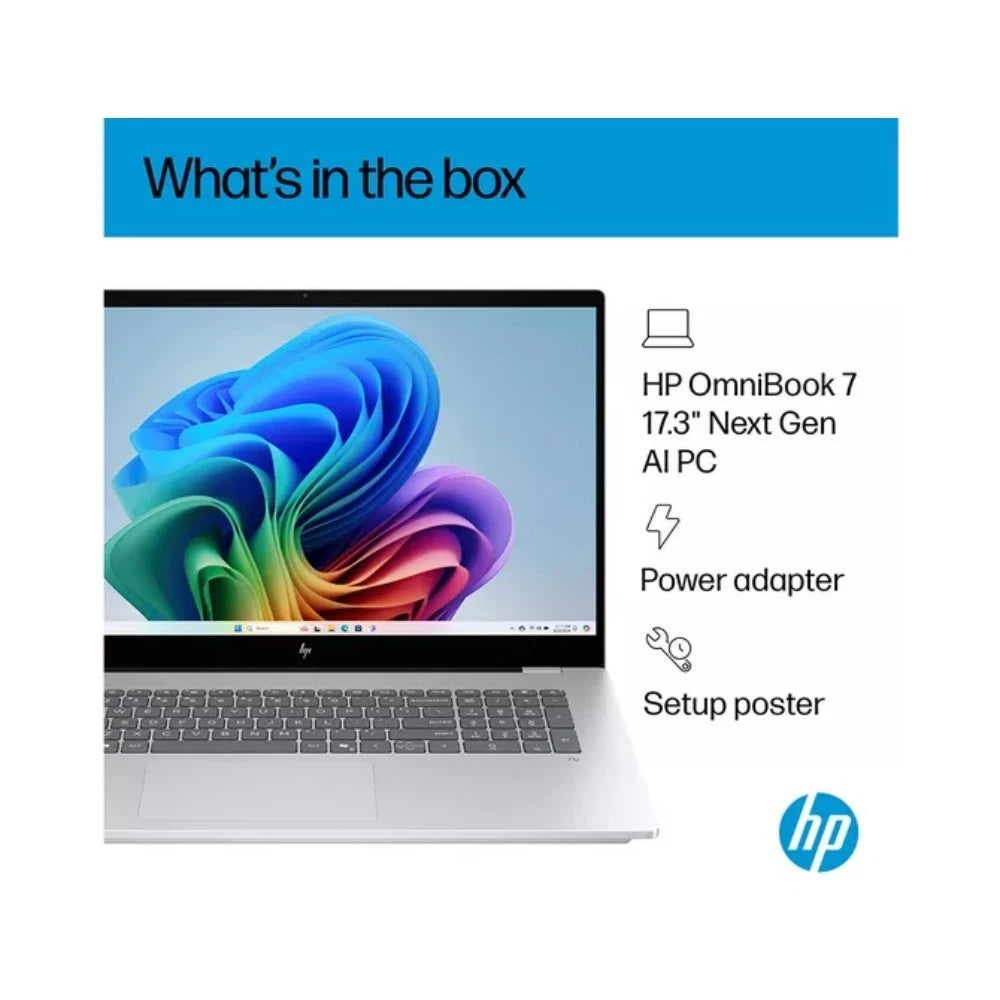 HP OmniBook 7 AI 17" Touchscreen Laptop - Intel Core Ultra 5 226V 16GB RAM