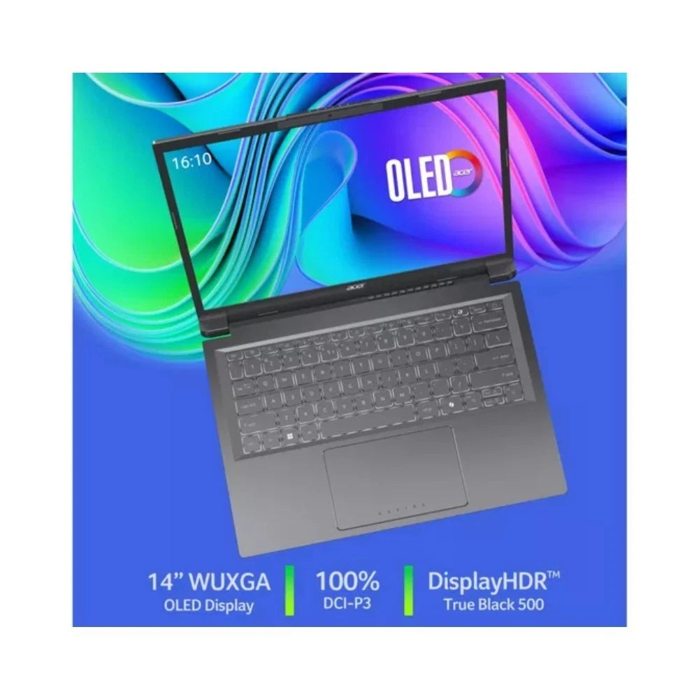 ACER Aspire 14 AI OLED Laptop - Intel Core Ultra 7 256V 16GB RAM 512GB SSD