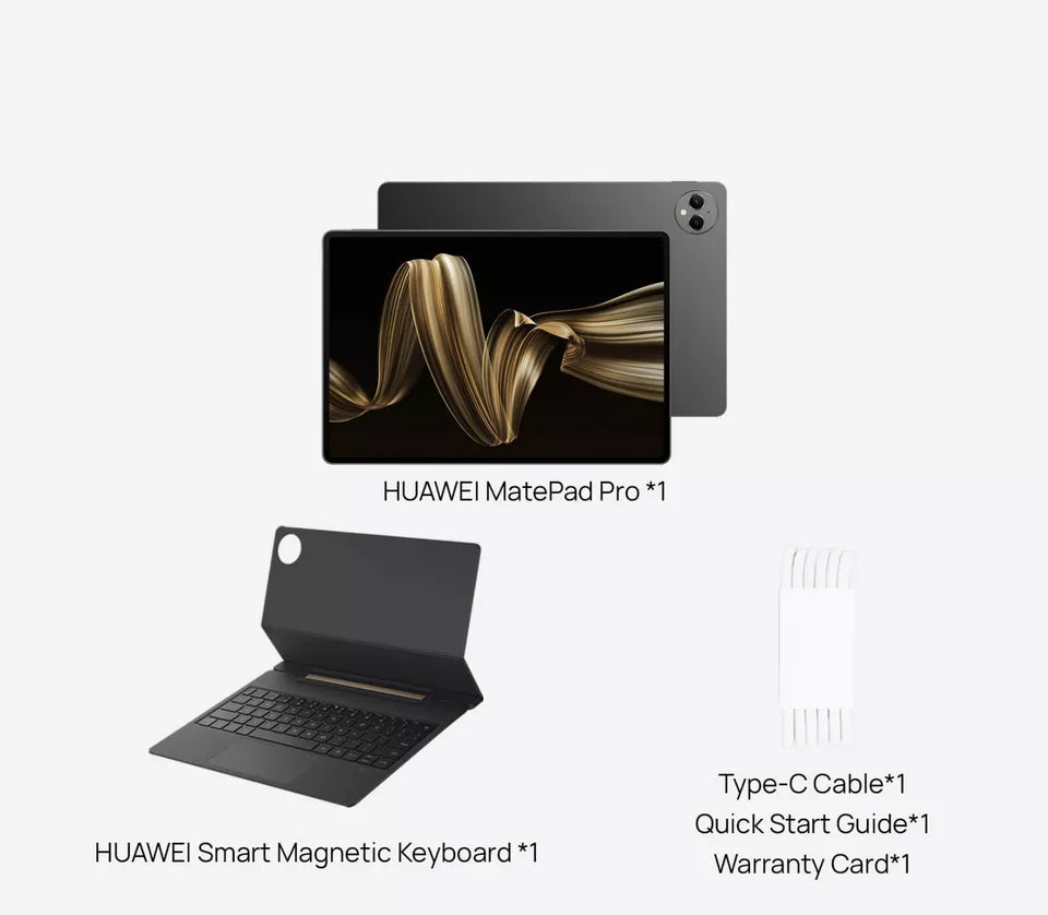 HUAWEI MatePad Pro 12.2" 2024 Black Tablet + Keyboard & Pencil - 12GB+256GB