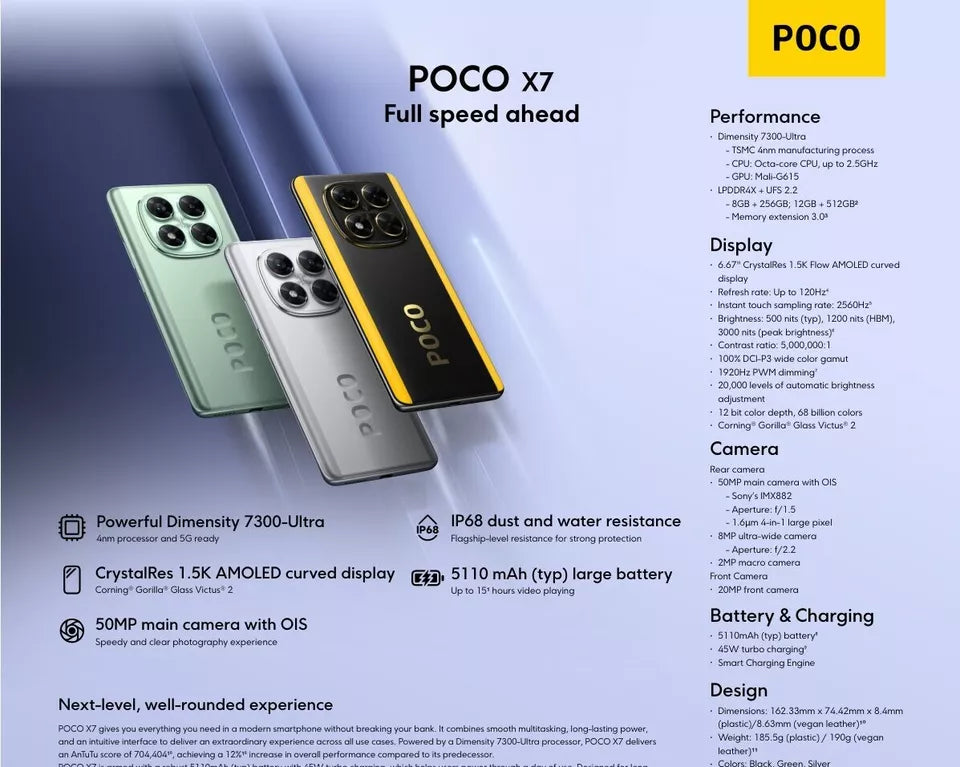Xiaomi POCO X7 5G