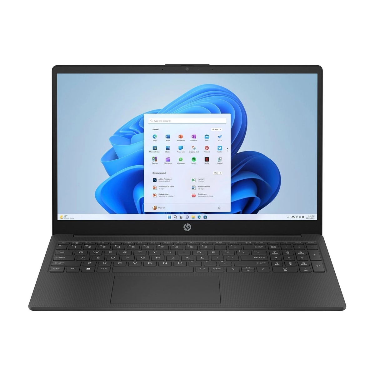 HP 15-fd1504sax 15.6" Laptop - Intel Core 3 8GB RAM 256GB SSD