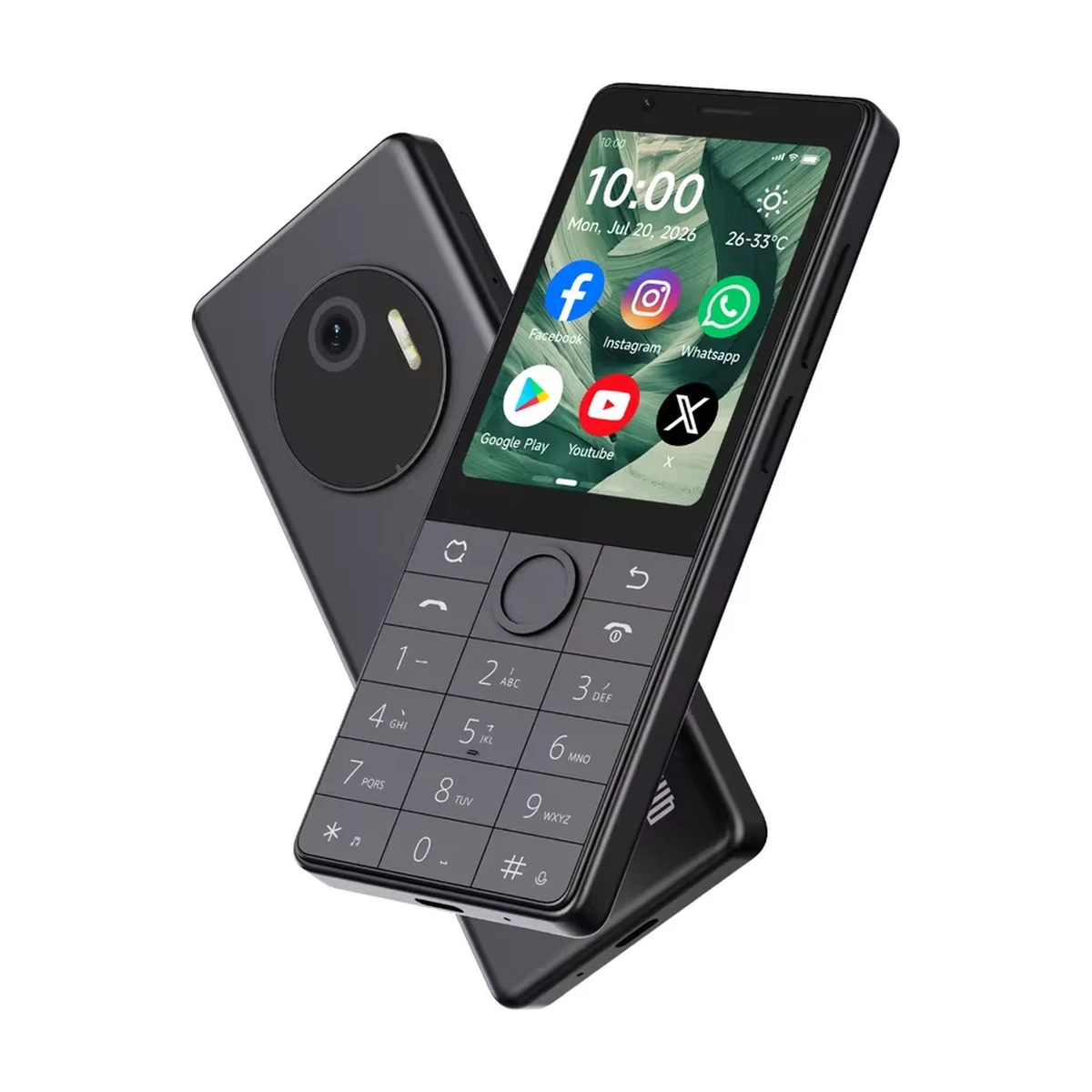 Qin J36 4G 32GB - Dual SIM (Unlocked) - Google Play Touchscreen & Button Phone