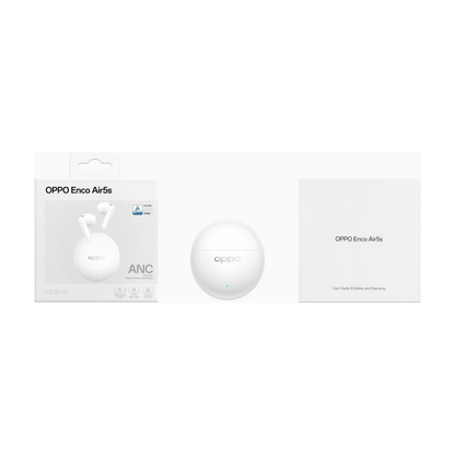 OPPO Enco Air5s Wireless Bluetooth Earphones - Lunar White
