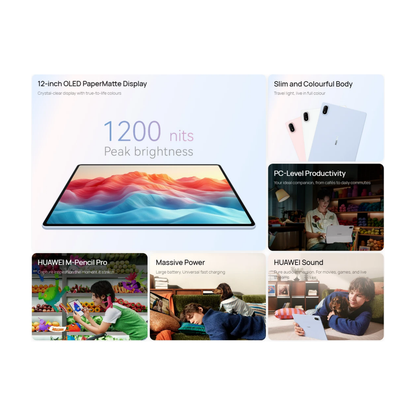 HUAWEI MatePad Air OLED PaperMatte Display 12" Tablet 256GB