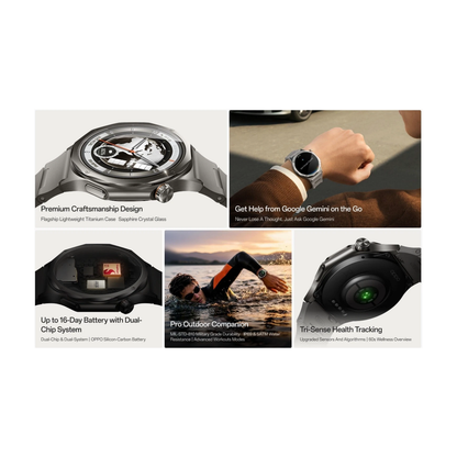 OPPO Watch X3 Smartwatch 32GB