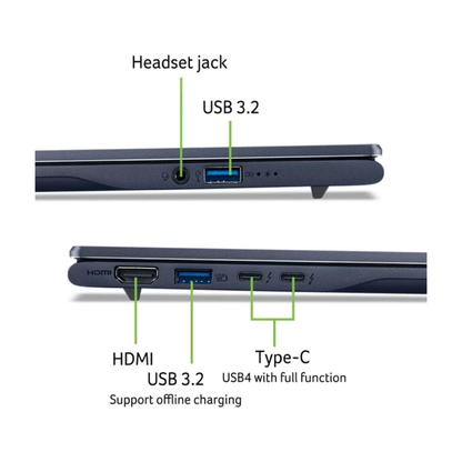 ACER Swift 14 AI 2.8K OLED Laptop - Intel Core Ultra 7 256V 16GB RAM 1TB SSD