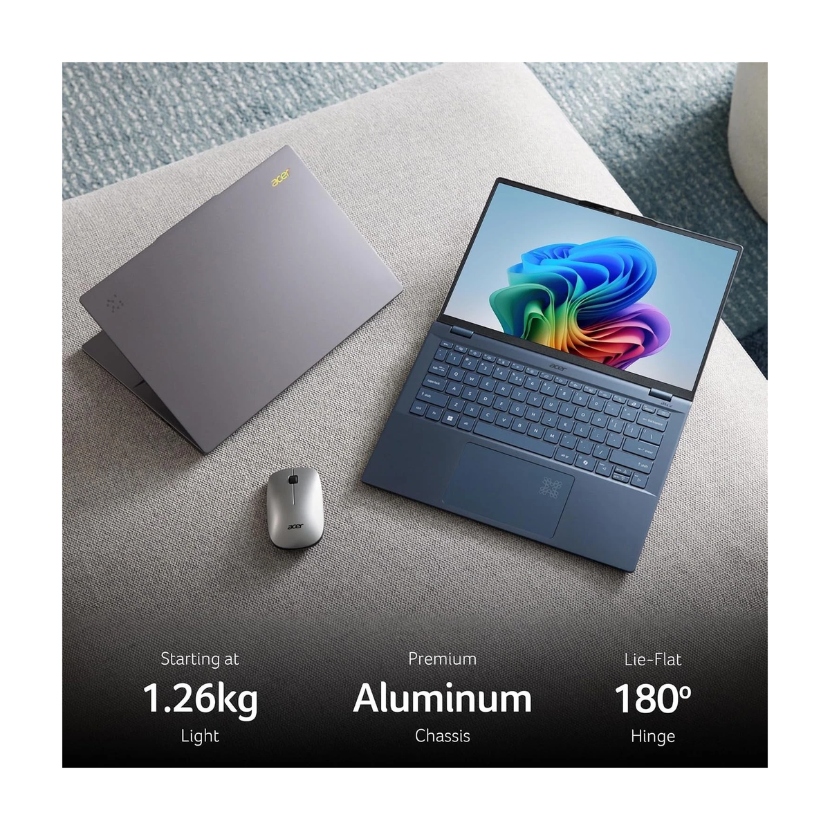 ACER Swift 14 AI 2.8K OLED Laptop - Intel Core Ultra 7 256V 16GB RAM 1TB SSD