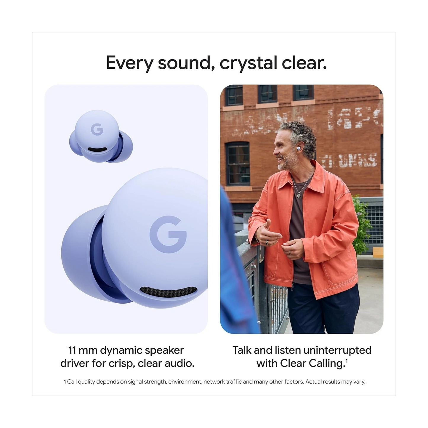 Google Pixel Buds 2a Wireless Bluetooth Earphones - Haze