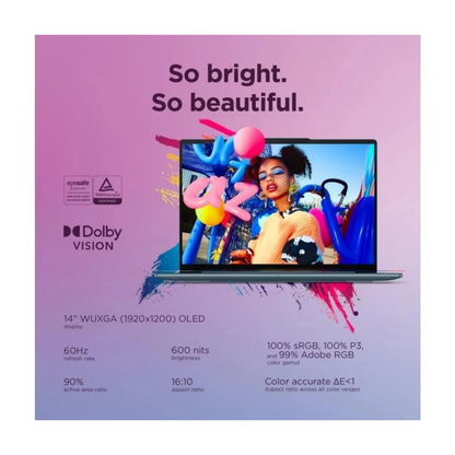 Lenovo Yoga Slim 7 14" OLED Laptop - AMD Ryzen AI 5 330 16GB RAM 512GB SSD