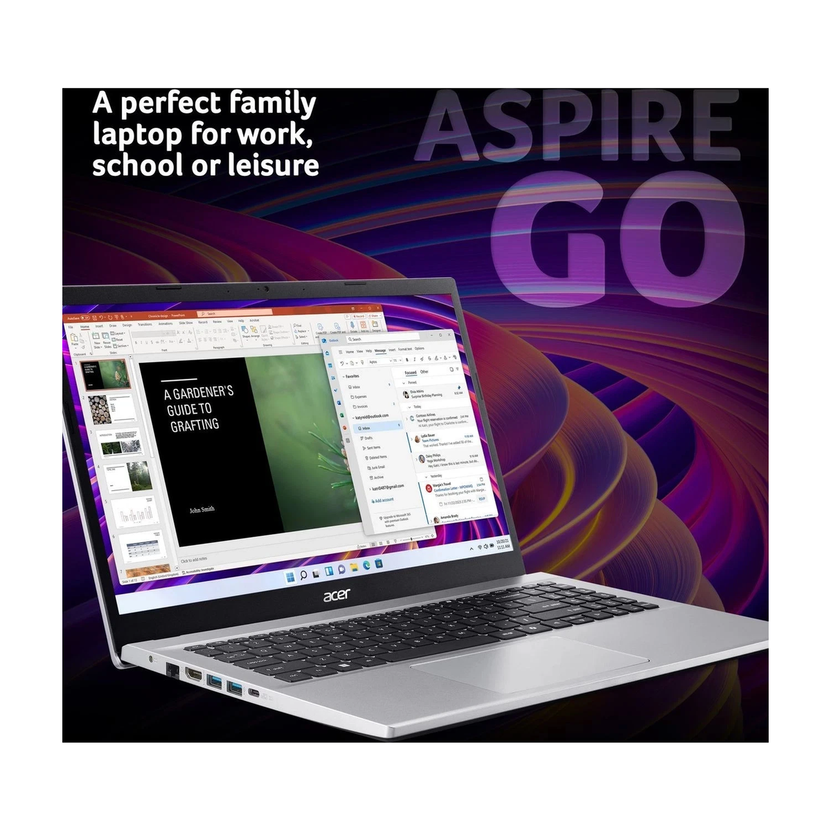 ACER Aspire Go 15 15.6" Laptop - AMD Ryzen™ 5 16GB RAM 1TB SSD