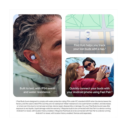 Google Pixel Buds 2a Wireless Bluetooth Earphones - Haze