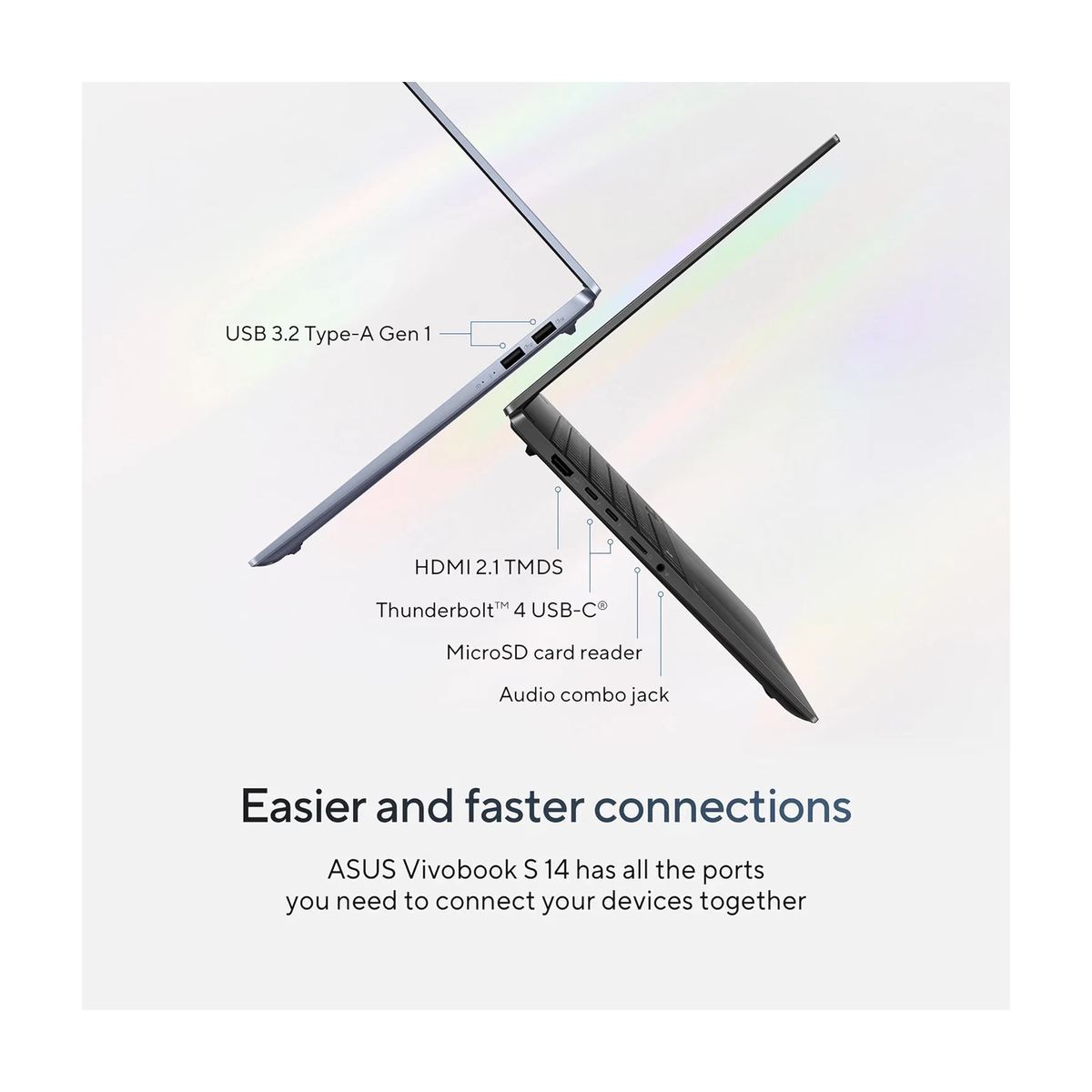 ASUS Vivobook S14 OLED Laptop - Intel Core Ultra 5 226V 16GB RAM 512GB SSD
