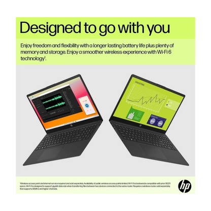 HP 15-fd1504sax 15.6" Laptop - Intel Core 3 8GB RAM 256GB SSD