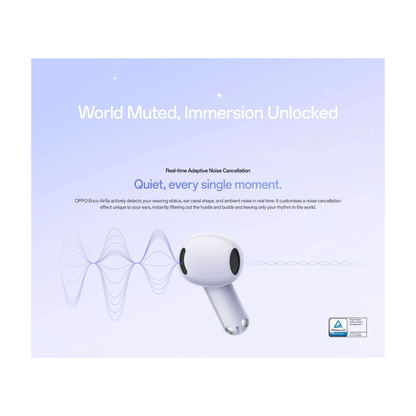 OPPO Enco Air5s Wireless Bluetooth Earphones - Lunar White