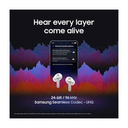 Samsung Galaxy Buds4 Pro Wireless Bluetooth Earphones - Black