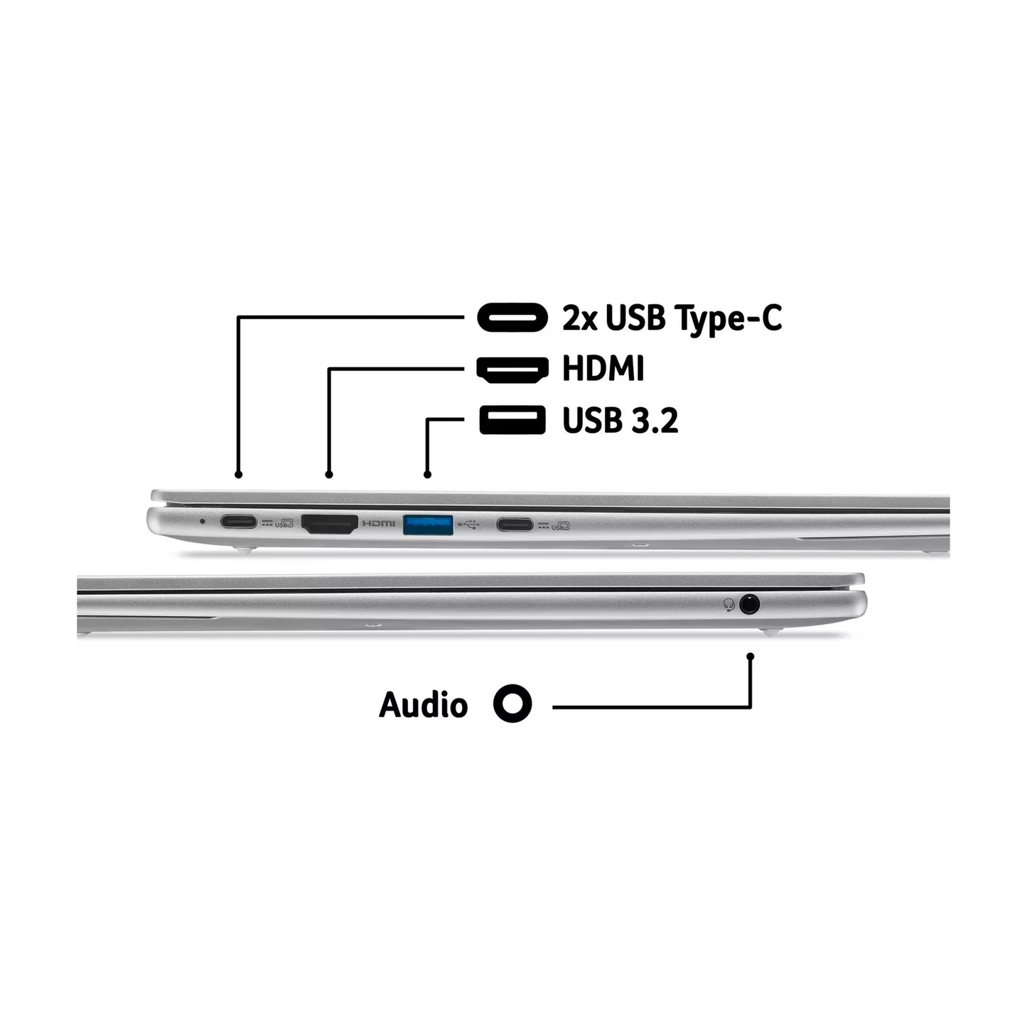 ACER Swift Air 16" OLED Laptop - AMD Ryzen AI 5 330 16GB RAM 512GB SSD