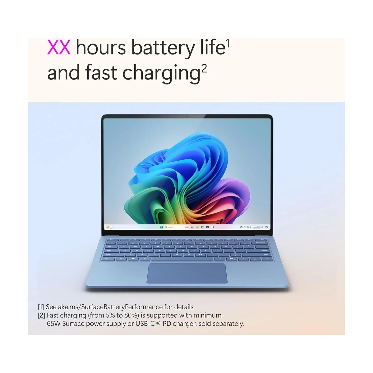 MICROSOFT Surface Laptop 13.8" - Snapdragon X Plus 16GB RAM 512GB SSD