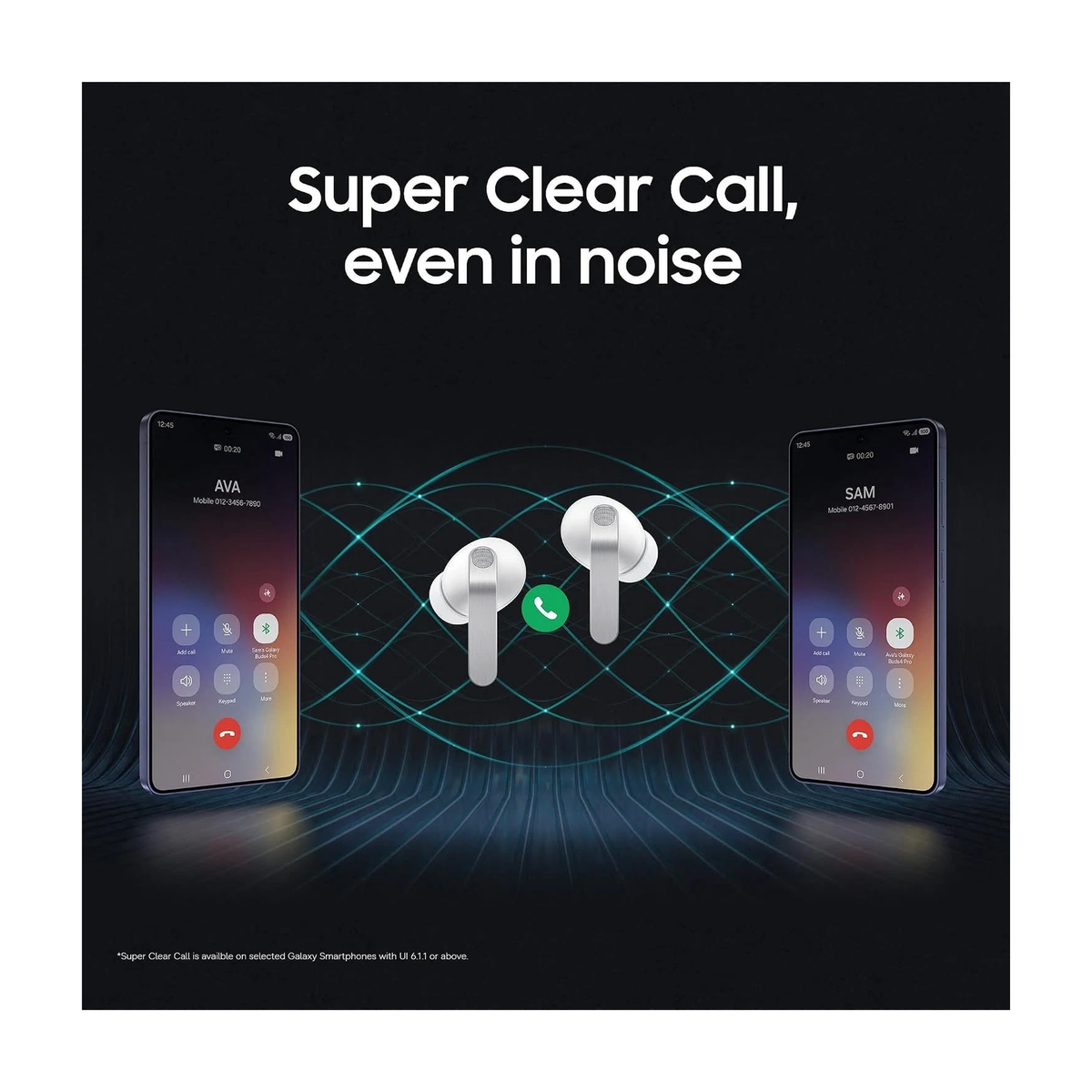 Samsung Galaxy Buds4 Pro Wireless Bluetooth Earphones - Black