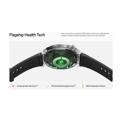 OPPO Watch S 45mm Smartwatch - Phantom Black