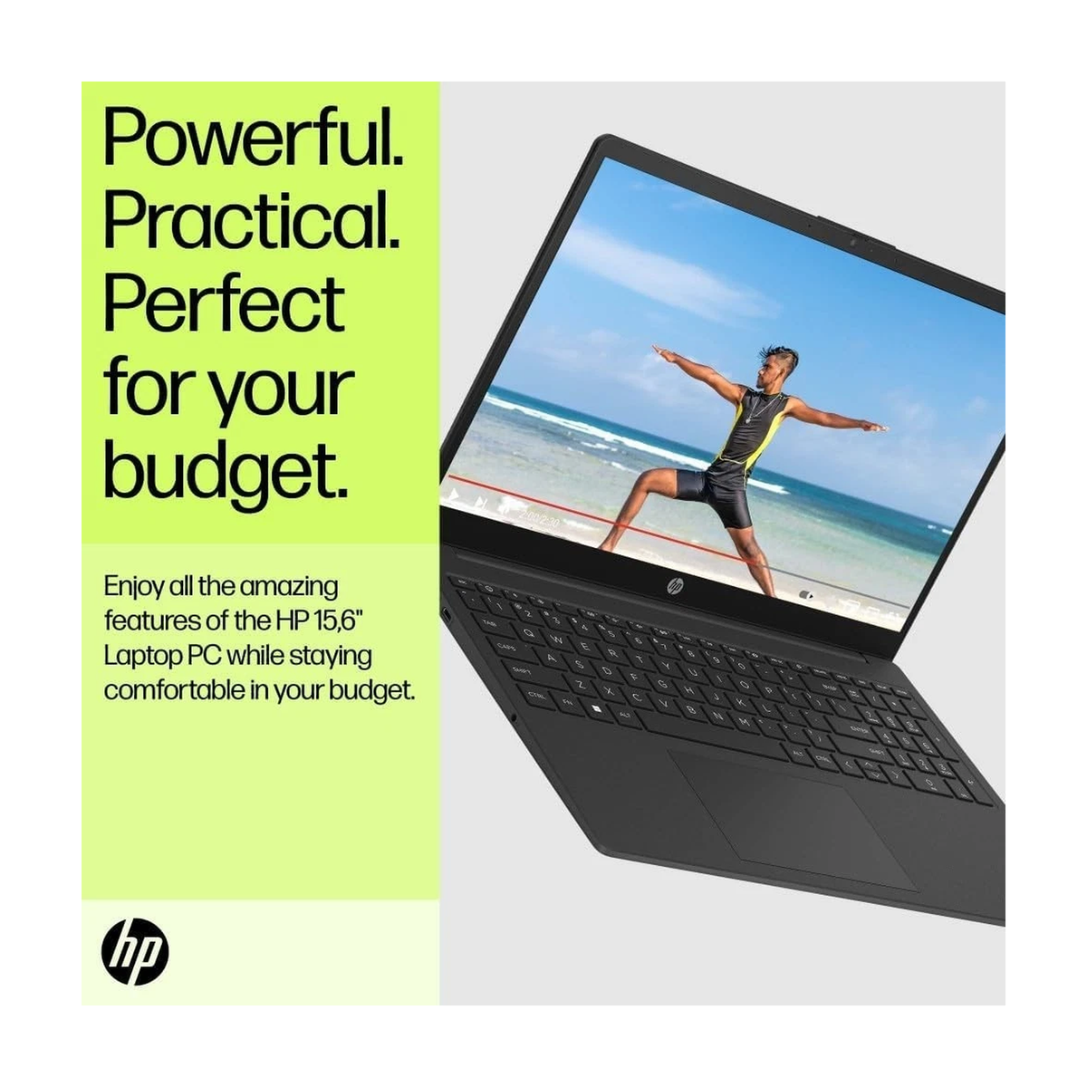 HP 15-fd1504sax 15.6" Laptop - Intel Core 3 8GB RAM 256GB SSD