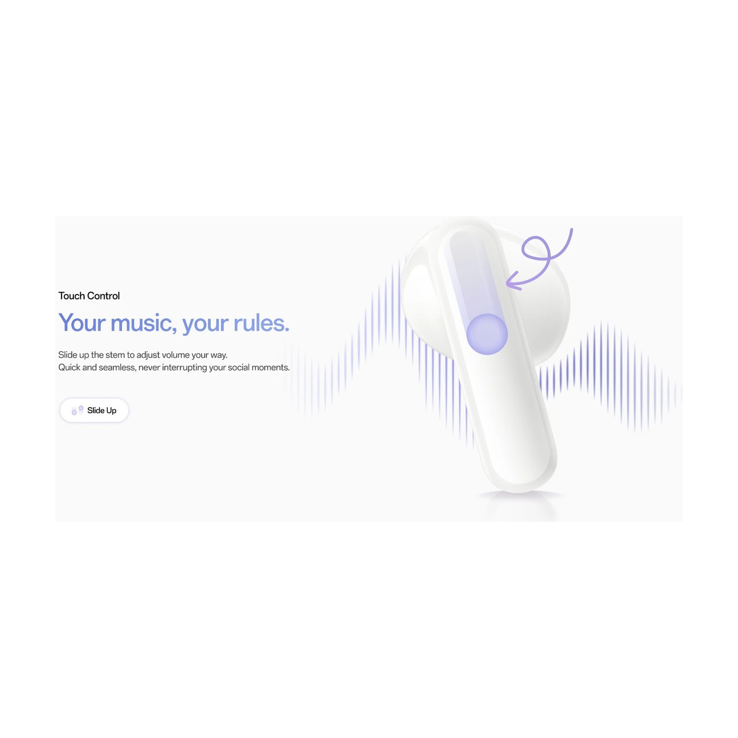 OPPO Enco Air5s Wireless Bluetooth Earphones - Lunar White