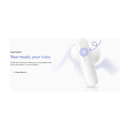 OPPO Enco Air5s Wireless Bluetooth Earphones - Lunar White