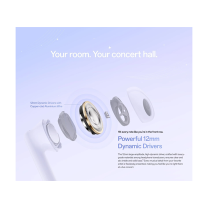 OPPO Enco Air5s Wireless Bluetooth Earphones - Lunar White
