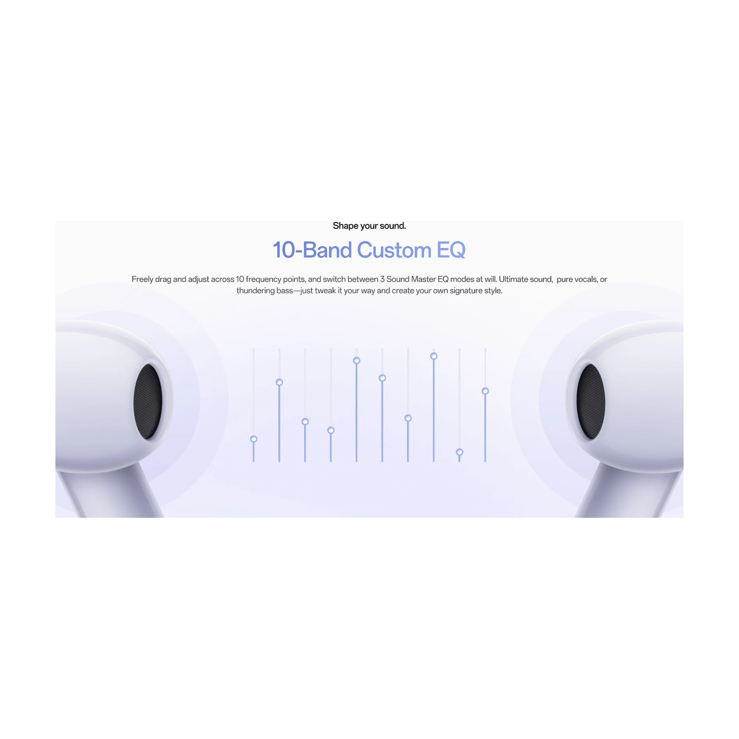 OPPO Enco Air5s Wireless Bluetooth Earphones - Lunar White