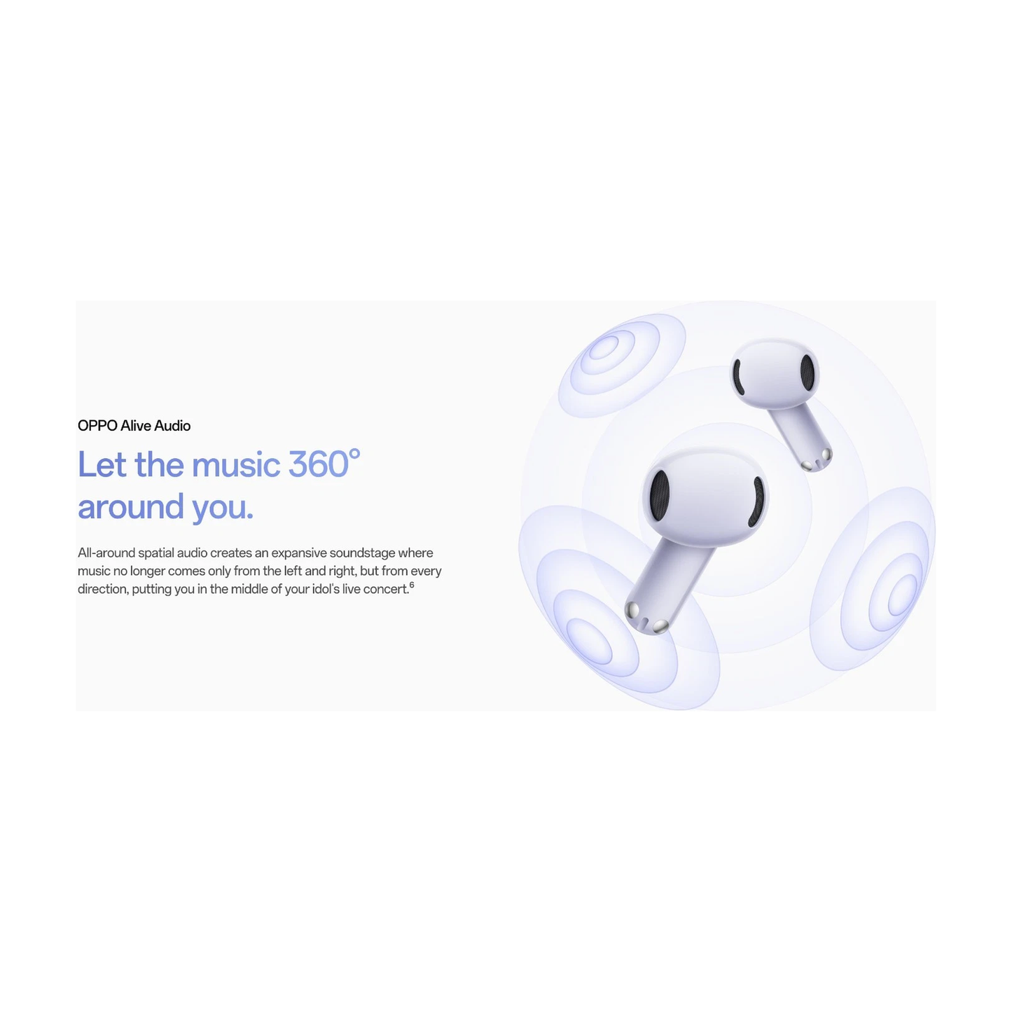 OPPO Enco Air5s Wireless Bluetooth Earphones - Lunar White