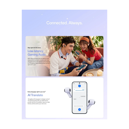 OPPO Enco Air5s Wireless Bluetooth Earphones - Lunar White