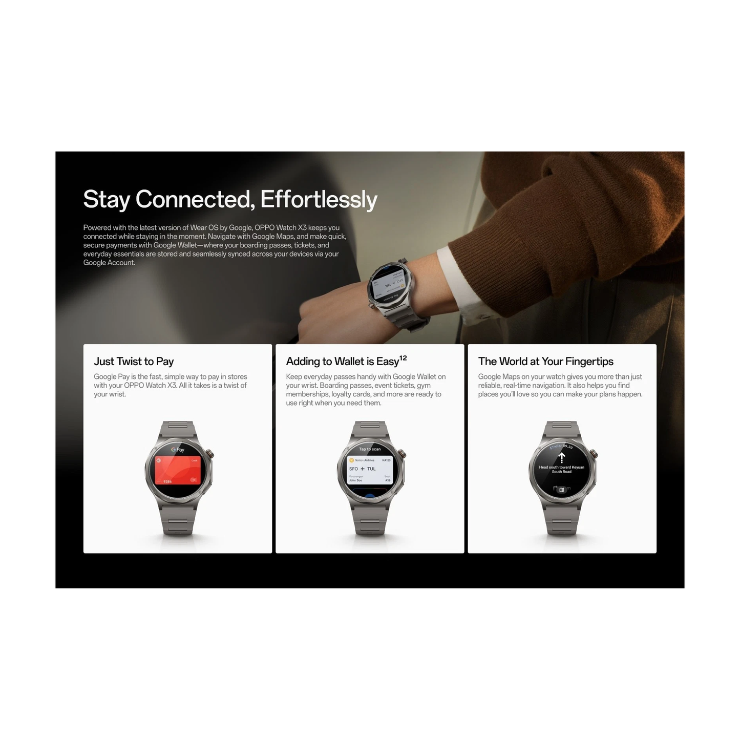OPPO Watch X3 Smartwatch 32GB