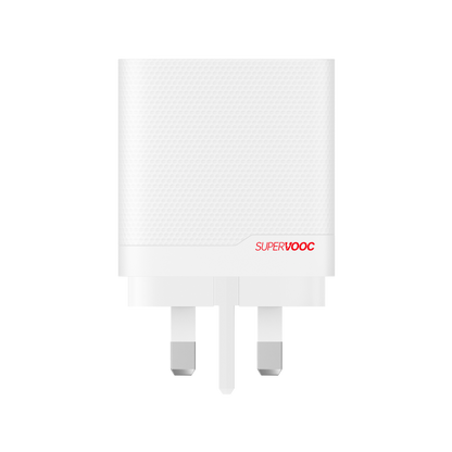 OnePlus SUPERVOOC 80W Dual Ports GaN Charger + Cable Power Adapter Kit