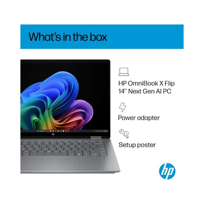 HP OmniBook X Flip 14-fk0009na 2-in-1 Touchscreen Laptop - AMD Ryzen™ AI 7 350 16GB RAM 1TB SSD