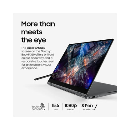 SAMSUNG Galaxy Book5 360 15.6" AMOLED 2-in-1 Laptop - Intel Core Ultra 7 258V 32GB RAM 512GB SSD