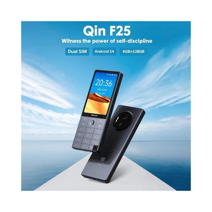 Qin F25 4G Google Play Touchscreen & Button Phone - Dual SIM - 6GB RAM + 128GB Storage