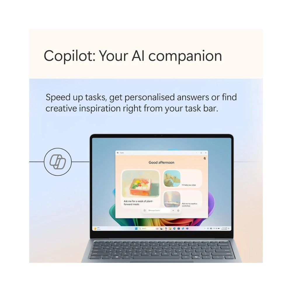 Microsoft Surface Touchscreen Laptop 13" Copilot+ PC - Platinum - Snapdragon X Plus 16GB RAM 256GB SSD