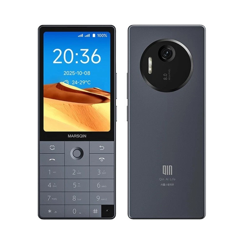 Qin F25 4G Google Play Touchscreen & Button Phone - Dual SIM - 6GB RAM + 128GB Storage