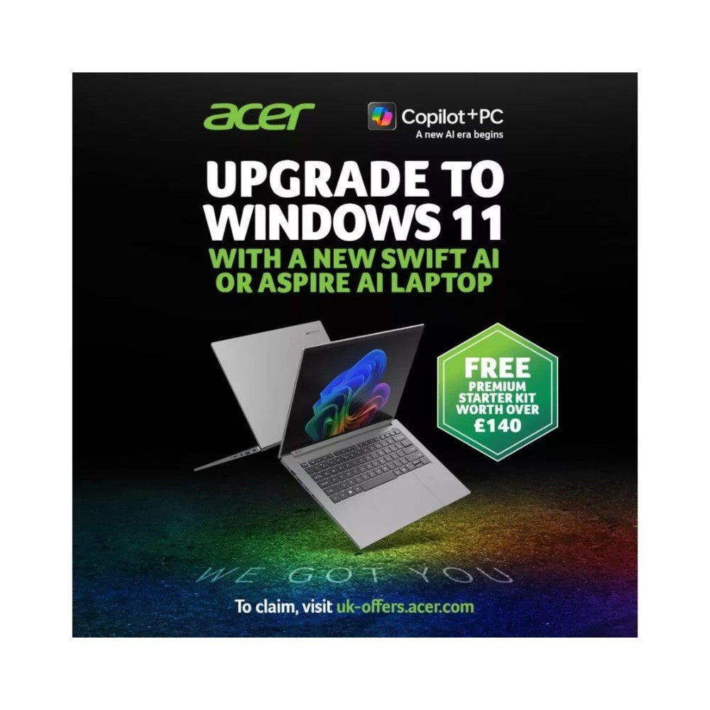 ACER Aspire 14 AI OLED Laptop - Intel Core Ultra 5 226V 16GB RAM 512GB SSD