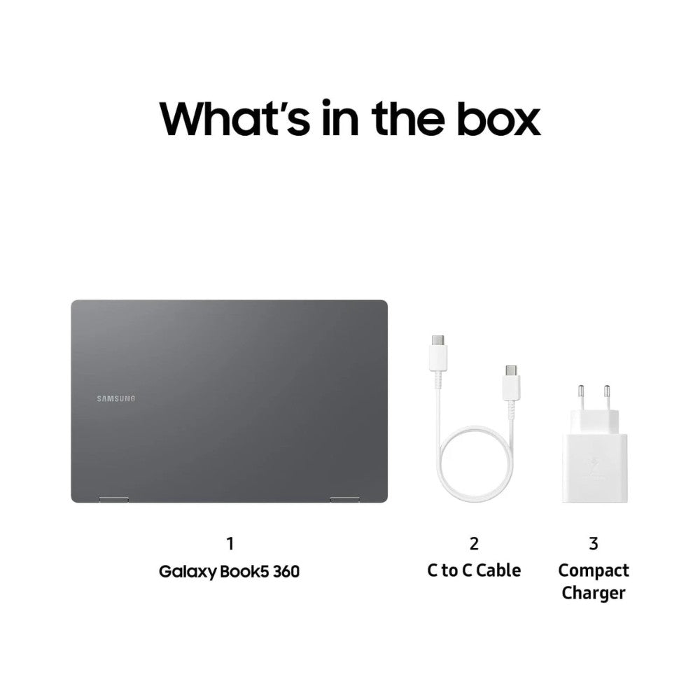 SAMSUNG Galaxy Book5 360 15.6" AMOLED Laptop - Intel Core Ultra 7 256V 16GB RAM 512GB SSD