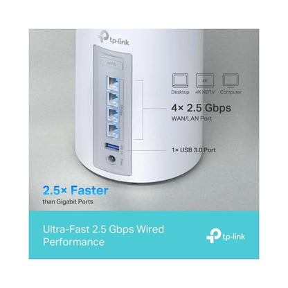 TP-Link Deco BE65 BE9300 Whole Home Mesh Wi-Fi 7 - 3 Pack