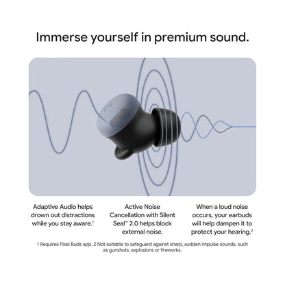 Google Pixel Buds Pro 2 Wireless Bluetooth Earphones - Moonstone