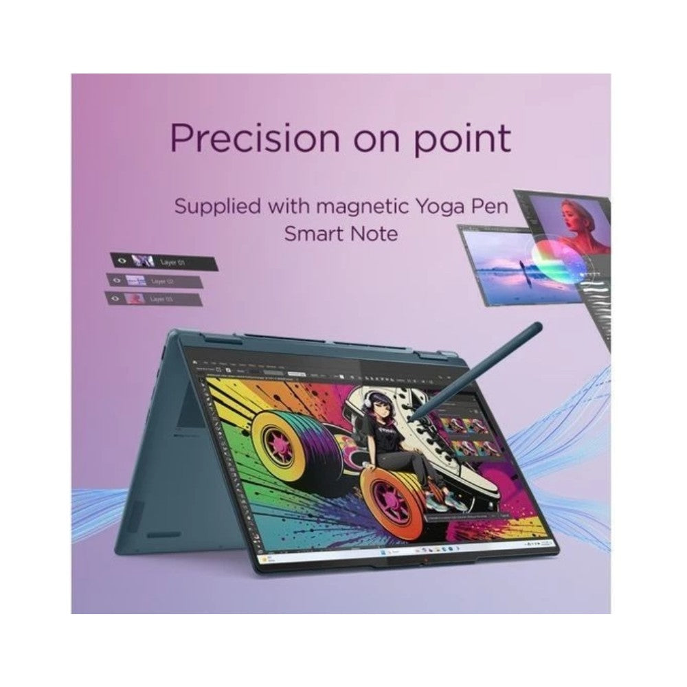 Lenovo Yoga 7 14" 2-in-1 2.8K OLED Laptop - AMD Ryzen AI 5 340 16GB RAM 512GB SSD