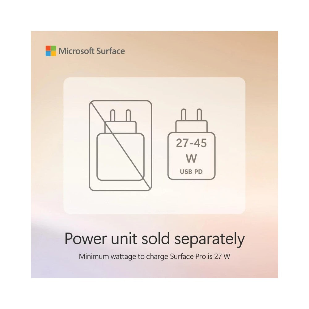 Microsoft Surface Pro 12" Copilot+ PC - Platinum - Snapdragon X Plus 16GB RAM 256GB SSD