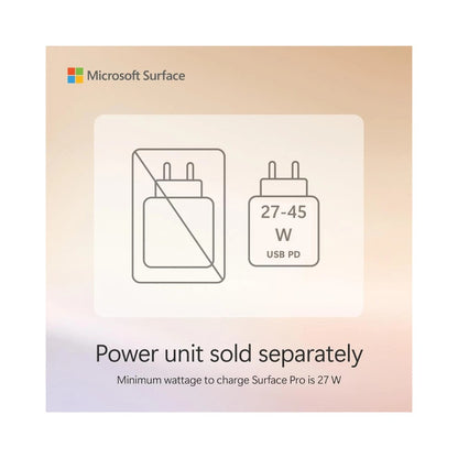 Microsoft Surface Pro 12" Copilot+ PC - Platinum - Snapdragon X Plus 16GB RAM 256GB SSD