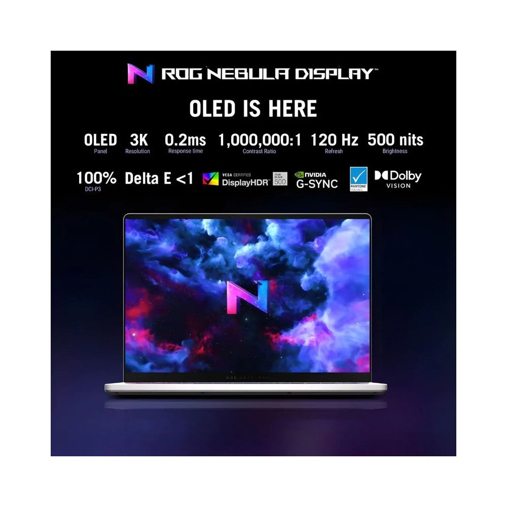 ASUS ROG Zephyrus G14 14" 3K OLED 120Hz Gaming Laptop - AMD Ryzen 9, 32GB RAM, RTX 5070, 1 TB SSD